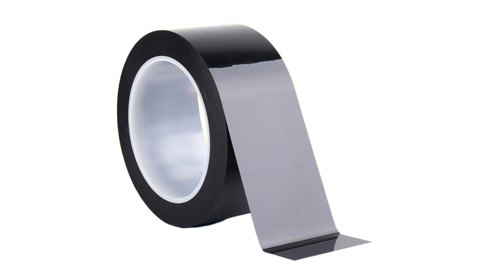 black polyester film