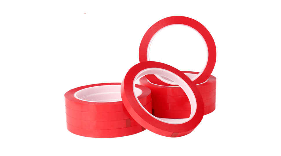 red polyester tape