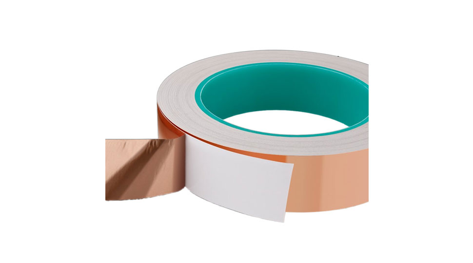 6mmx10m Copper foil shielding tape conductive self adhesive heat insulationPLCA 